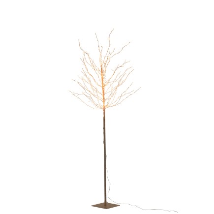 Arbre lumineux branche led blanc en métal 180 cm