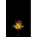 árbol hojas purpurina+led metal plata metal Alt. 100 cm