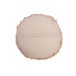 Coussin rond en coton saumon 47x47cm