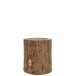 Cachepot en bois de paulownia naturel 28x28x32 cm