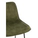 Chaise de bar en métal vert 57x48x103 cm