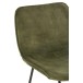 Chaise de bar en métal vert 57x48x103 cm