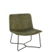 Chaise lounge en métal vert 71x68x78 cm