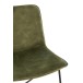 Chaise lounge en métal vert 71x68x78 cm