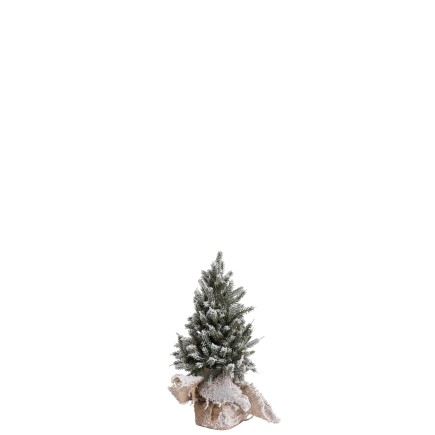 Albero di Natale decorativo a led in plastica verde 18x17.5x29.5 cm