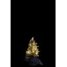 Albero di Natale decorativo a led in plastica verde 18x17.5x29.5 cm