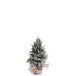 Albero di Natale decorativo a led in plastica verde 20x20x45 cm