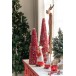 Albero di Natale decorativo a led in plastica verde 20x20x45 cm