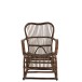 ROCKING CHAIR RATAN MARRON