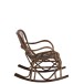 ROCKING CHAIR RATAN MARRON