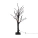 Arbre nu 300 leds en plastique noir 53x48x92 cm