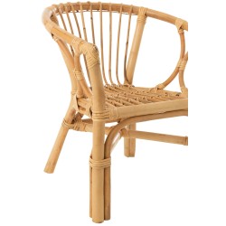 Chaise enfant en bois naturel 41x44x52 cm