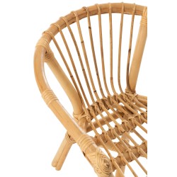 Chaise enfant en bois naturel 41x44x52 cm