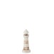 Phare en bois blanc L10*10*H25cm