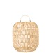 Abat-jour cylindrique en bois naturel 35x35x40 cm