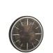 Reloj redondo de madera negra 80x80x8 cm