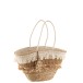 Sac de plage en bois naturel 48x30x45 cm