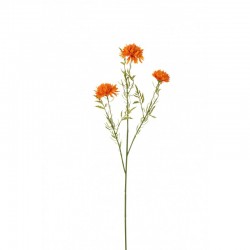 Flores de plástico naranja de 18x6x71 cm