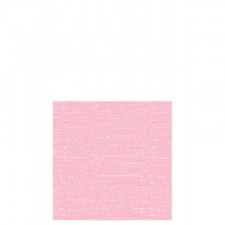 Lote de 16 servilletas de papel con aspecto de tela en color rosa claro de 12.5x12.5