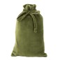 Sac de noël en textile vert 18x1x28 cm