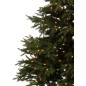 Albero di Natale decorativo con luci a LED in plastica verde 150x150x225 cm