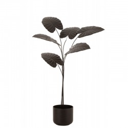 Planta decorativa de metal marrón de 65x65x142 cm