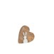 Lapin coeur puzzle en bois blanc 13x3x13 cm