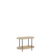 Table d’appoint en bois naturel 75x40x50.5 cm