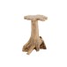 Table d’appoint en bois naturel 46.5x43x65.5 cm