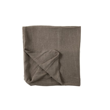 housse pouf monaco lin taupe