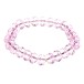 BRACEL. ELAST.6X8MM CRYST ROSE CL