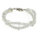 BRACELET DOUBLE CRISTAL CLAIR