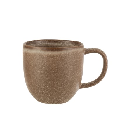 Tasse en céramique cognac H10cm