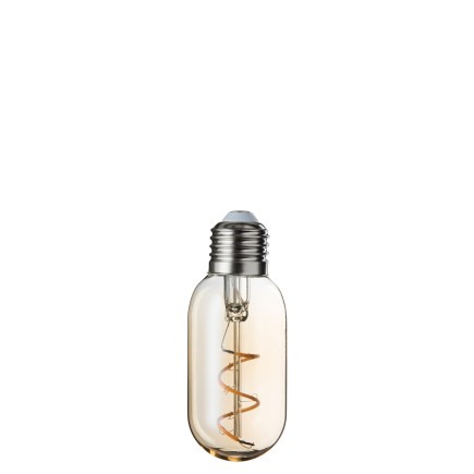 Ampoule E27 en verre transparent 4.5x4.5x11 cm