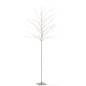 Arbre dénudé avec led en métal argent 70x70x171 cm