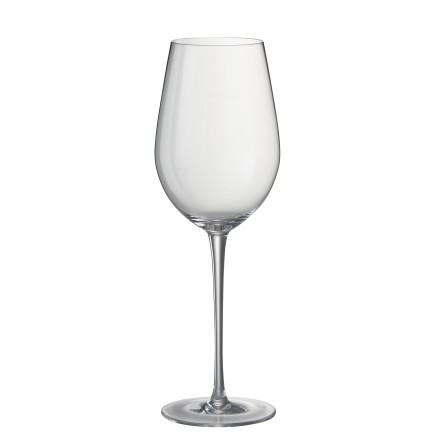 Vaso de vino transparente de 26 cm de altura