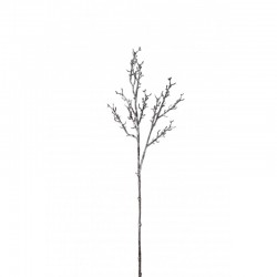 Rama de árbol desnudo de plástico marrón 8x8x80 cm