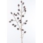 Branche de pommes de pin en plastique marron 4x16x86 cm