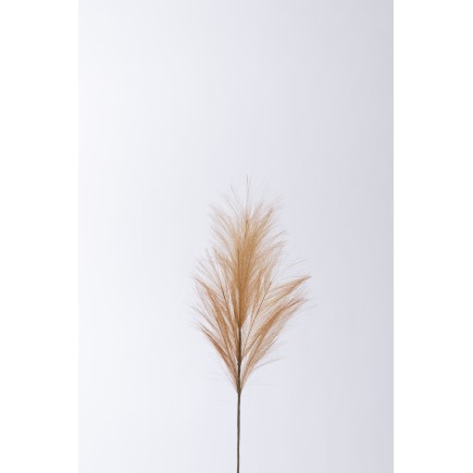 Branche de plumes en plastique orange 13x4x70 cm