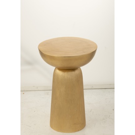 TABLE D'APPOINT LOUANE ALU OR