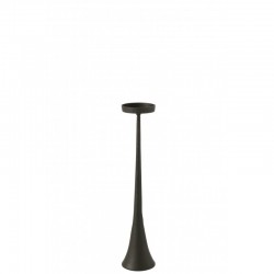 Lámpara de araña de metal negro 13x13x62cm