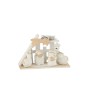 Crèche en bois multicouleur 21.5x7.5x14 cm