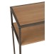 CONSOLE 1 TIROIR BOIS/METAL NATUREL