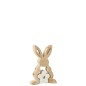 Lapin puzzle en Bois Blanc 9,5x3x14,5cm