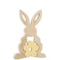 Lapin puzzle en Bois Jaune 18x2,5x25,5cm