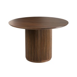 Table en bois marron 120x120x76 cm