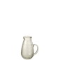 Carafe en verre transparent 10x10x12 cm