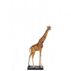 Girafa sintética multicolor de 38x19x72 cm