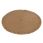 Set de table rond en papier naturel 38x38x1 cm