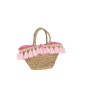 Sac panier en bois naturel 50x22x50 cm